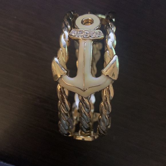 Lily Pulitzer Tri-Color Anchor Bangle - Picture 8 of 10